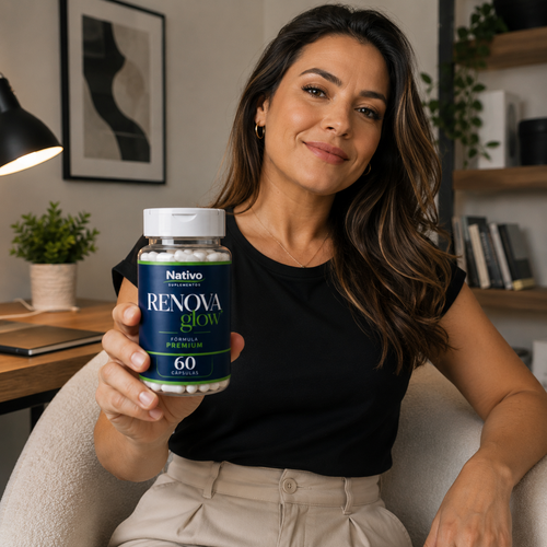 Renova Glow Original 60 Cápsulas - Suplemento Alimentar